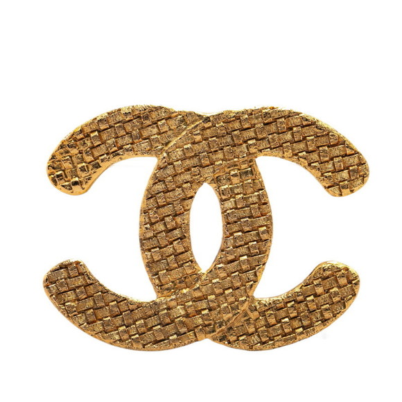 CHANEL Gold Coco Mark Brooch - Picture 1 of 5